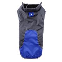 УЮТ Водонепроницаемая зимняя куртка для собак сосветоотр.элем, на липучке, 30см, голубая, М, (1*100)