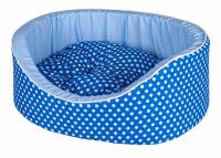 Лежак Премиум (хлопок) №2 синий 49х38х16 см КСОДИ (XODY)