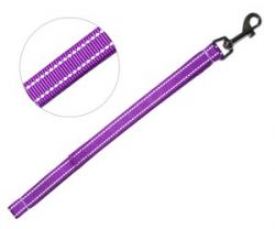 УЮТ Поводок 1,6х120 см нейлоновый цветной со строчкой 1х12шт