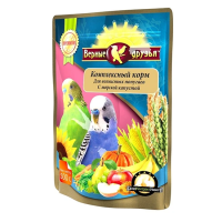 Верные Друзья корм для волнистых попугаев с морской капустой 500гр.