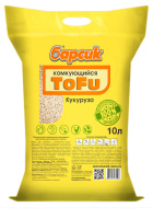 Наполнитель БАРСИК "TOFU Кукурузный" комкующийся 10 л