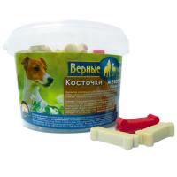 Верные Друзья лак-во д/с Косточки жевательные Mini Ведро 250гр.1*18