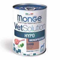 Monge VetSolution Dog Hypo Monoprotein LAMB д/собак снижение пищевой непереносимости конс 400гр