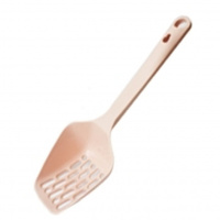 Совок для уборки кошачьего туалета, светло-розовый, 30,4*10,2*4,5см, 20шт/уп