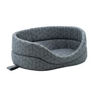 Лежанка Геометрия №4 53*38*18 см серый