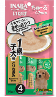 INABA ЧУРУ пюре д/щенков куриное филе (14гр.*4) RUD101