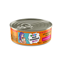 ZILLII для взрослых кошек с Индейкой влажн. банка 100г 