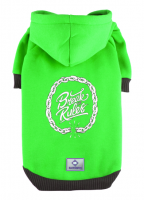 №1 Favorite Толстовка с капюшоном, зеленая, 48см, XL