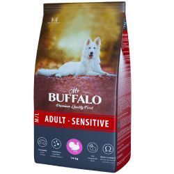 Mr.Buffalo ADULT M/L SENSITIVE Сухой корм д/собак средних и крупных пород (индейка) 14 кг