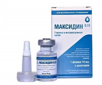 Максидин глазной с дозатором 0,15мг 10мл.