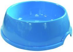 №1 Favorite Миска круглая пластиковая большая, 27х8см, 1700мл, синяя, 1*40шт