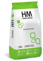 Наша Марка Полнорационный корм для стерил кош с кроликом и печенью 15кг