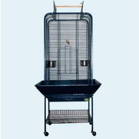 №1 Клетка-вольер для попугаев, 80*80*150, укомплектованная, 1*1