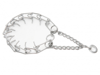 Ошейник строгий проволочный с вертлюгом хром4мм*60см