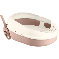 Комплект для кошек лоток с сеткой и совком Cosmo (какао)51.9х37.8х21.3 см