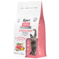 Брит КЕА сухой корм д/стер кош с индейкой 0.4кг.STERILISED METABOLIC MONOPROTEIN