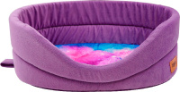Лежанка Космос мебельная ткань №4 53*38*18 см сиреневый 