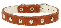 Ошейник 15 кож.с украш с синт,.(шир.15, обхв 21-27)