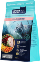 Ночной Охотник сух. д/стерил.кошек Утка с клюквой 1,5 кг квадропак