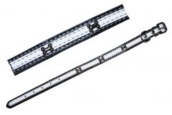 УЮТ Ошейник 1.6х35 см светоотр, укр.косточки, 1х144 шт