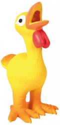 №1 Индюк желтый с пищалкой, латекс, 14,0 см, Игрушка для собак, 1*144шт