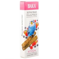 ВАКА Зерновые палочки для волнистых попугев ЯГОДЫ 2штх40гр