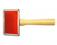 №1 Щетка мини д/животных с метал. зубьями, 12х6 см, Блистер, 1*72