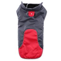 УЮТ Водонепроницаемая зимняя куртка для собак сосветоотр.элем, на липучке, 30см, красная, М, (1*100)