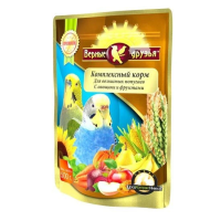 Верные Друзья корм для волнистых попугаев овощи и фрукты 500гр.