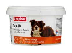 Витамины "Top 10" для собак +L карнитин.750т (годен до 04.26г)