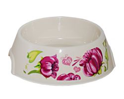 №1 Миска круглая с цветным принтом 14,0х13,4х4,3 см, пластик, 1*135 шт