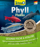 Tetra Phyll пакет 12г.хлопья для травоядных/25шт.
