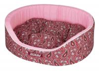 Лежак Премиум (хлопок) №2 розовый 49х38х16 см КСОДИ (XODY)