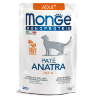Monge Cat Monoprotein д/кошек Утка пауч 85гр