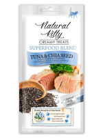 Лакомство Pettric Natural Kitty крем-суп для кошек Тунец с семенами чиа. 4шт*12г.