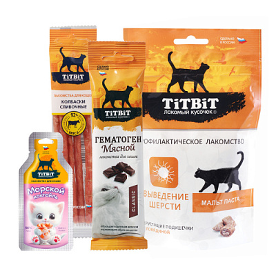 Набор подарочный для кошек Новогодняя коллекция 135 гр