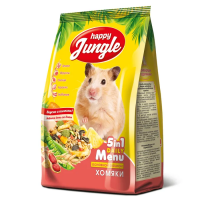 HAPPY JUNGLE Корм для хомяков 400 г (*18 шт)