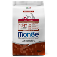 Monge Dog Speciality Line Monoprotein Mini сух д/щенков мелких пор Ягненок с рисом 800гр