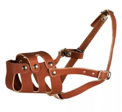 Намордник кож.  №4 (нем.овч.,ротв. --кобель) (40