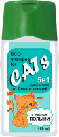 Барсик-Эко Шампунь Супер Защита от блох и клещей 5 в 1 150мл
