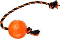 Мяч с канатом малый "Доглайк" (Оранжевый)  6,5см  1*10