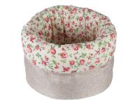 Лежак-Мешок Цветы ХБ+Рогожка 30х40х40 см см  КСОДИ (XODY)
