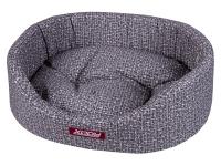 Лежак Премиум (рогожка) 55х43х16 см серый КСОДИ (XODY)