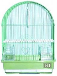 №1 Клетка для птиц, 35*28*49, овальная, укомплектованная,1*10.