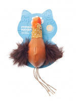 Pet-it игрушка для кошек Уточка Мандаринка,15x23см с мятой 