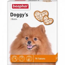 Беафар Витамины "Doggys+Biotin "для собак 75таб