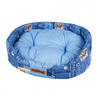 Лежак Бабочка (хлопок) 52*46*13 см Джинс КСОДИ (XODY)