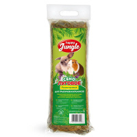 HAPPY JUNGLE Сено луговое для грызунов и кроликов 24 л (*4шт)
