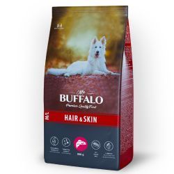 Mr.Buffalo HAIR & SKIN CARE 0,8кг (лосось) д/собак средних и крупных пород 
