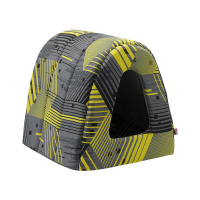 Дом туннель Геометрия №1 40*34*34 см желто-серый